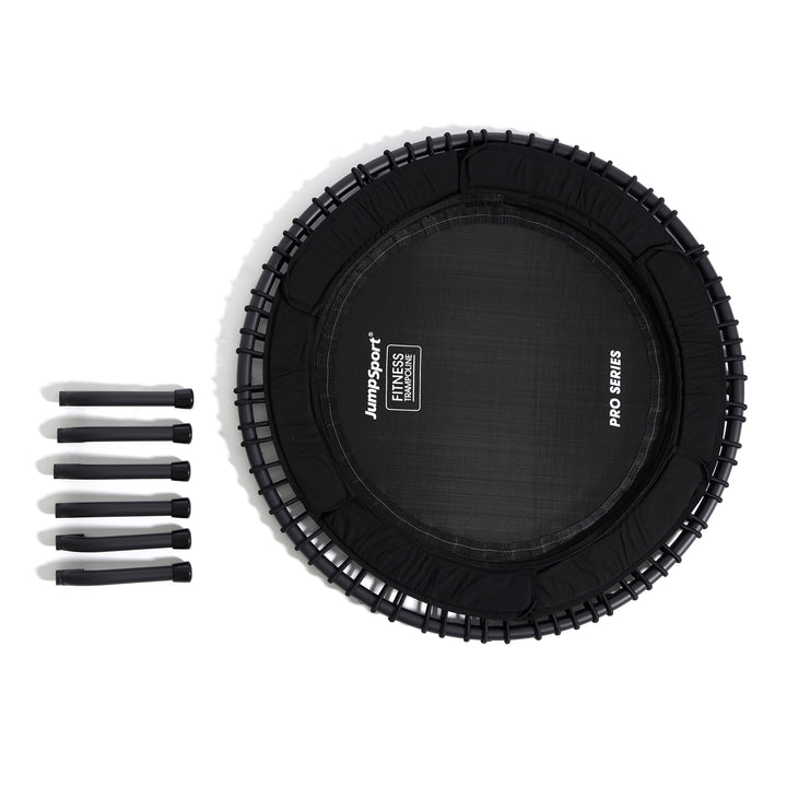 JumpSport 570 PRO Indoor Lightweight 44" Fitness Trampoline, Black (Open Box) - VMInnovations