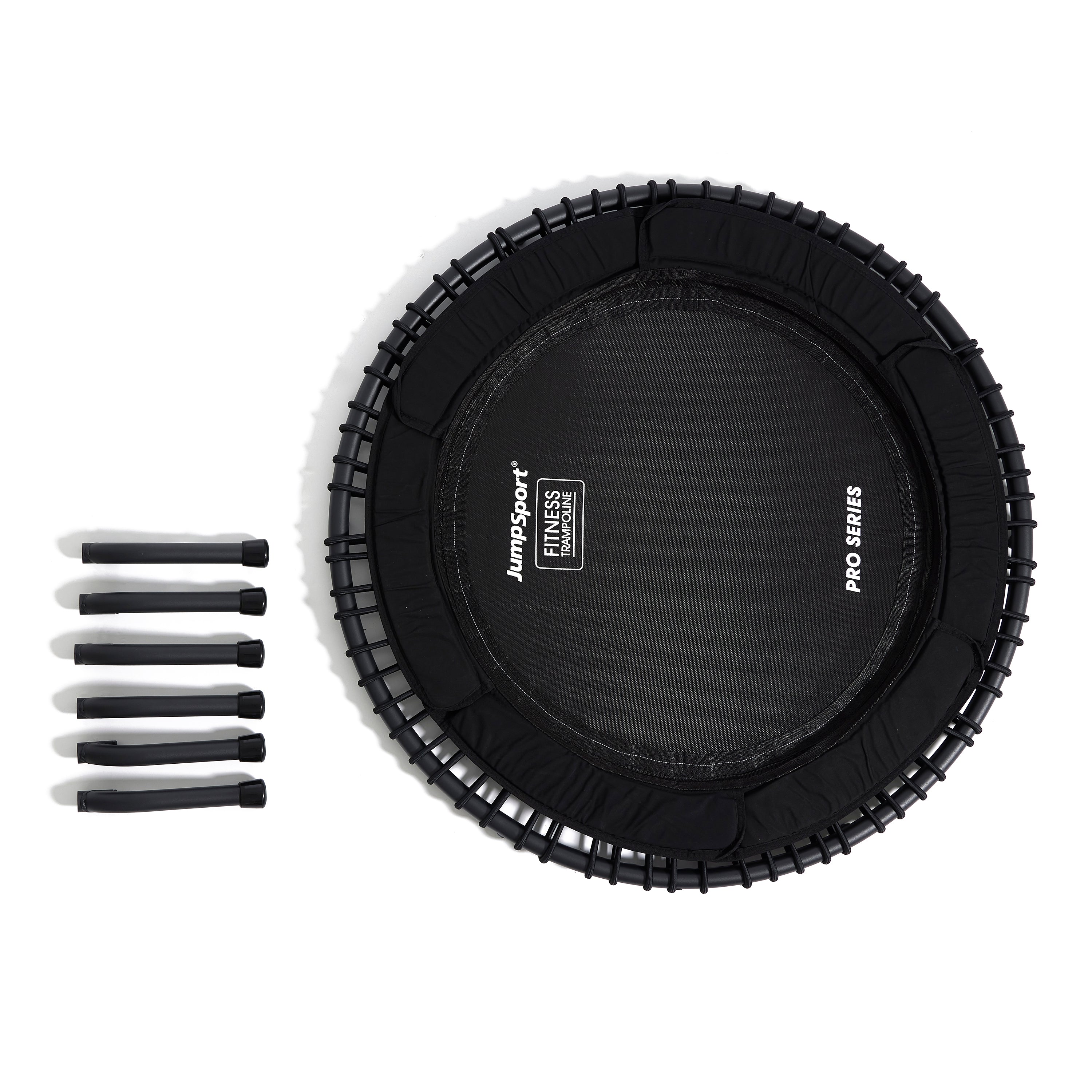 JumpSport 570 PRO Indoor Lightweight 44" Fitness Trampoline, Black (Open Box) - VMInnovations
