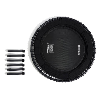 JumpSport 570 PRO Indoor Lightweight 44" Fitness Trampoline, Black (Open Box) - VMInnovations