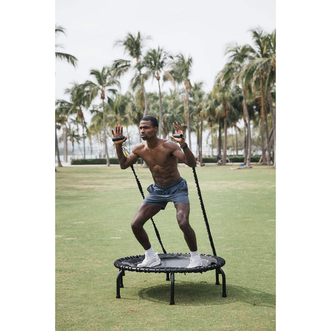 JumpSport 44" ESSENTIAL Fitness Trampoline | Model 430  | 3-piece Frame | Home Series for Adults