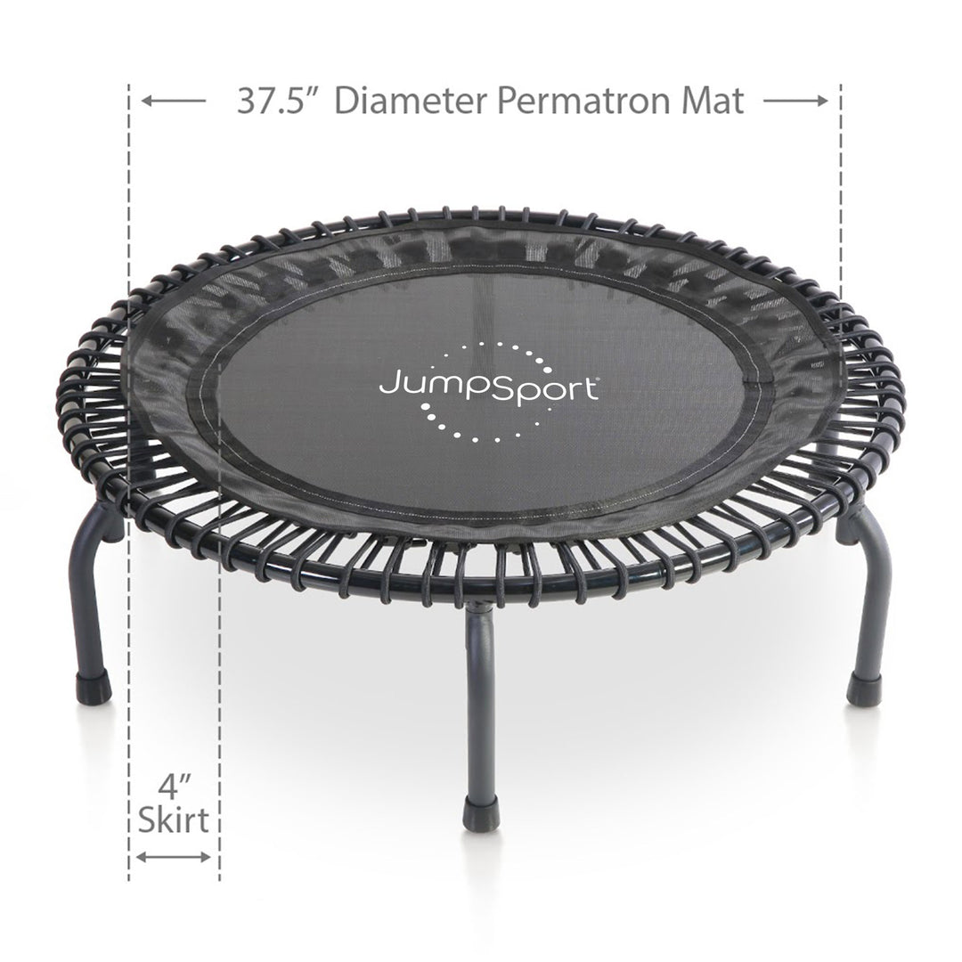 JumpSport 430 44" In-Home Rebounder Fitness Trampoline w/Workout DVDs(For Parts)