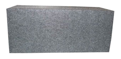 QPower QSMBASS15 Dual 15" Carpet Subwoofer Sub Box  Speaker Enclosure (Used)