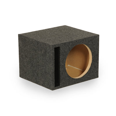QPower QSBASS12 Single 12" Vented Slot Ported Subwoofer Sub Enclosure Box (3 Pk)