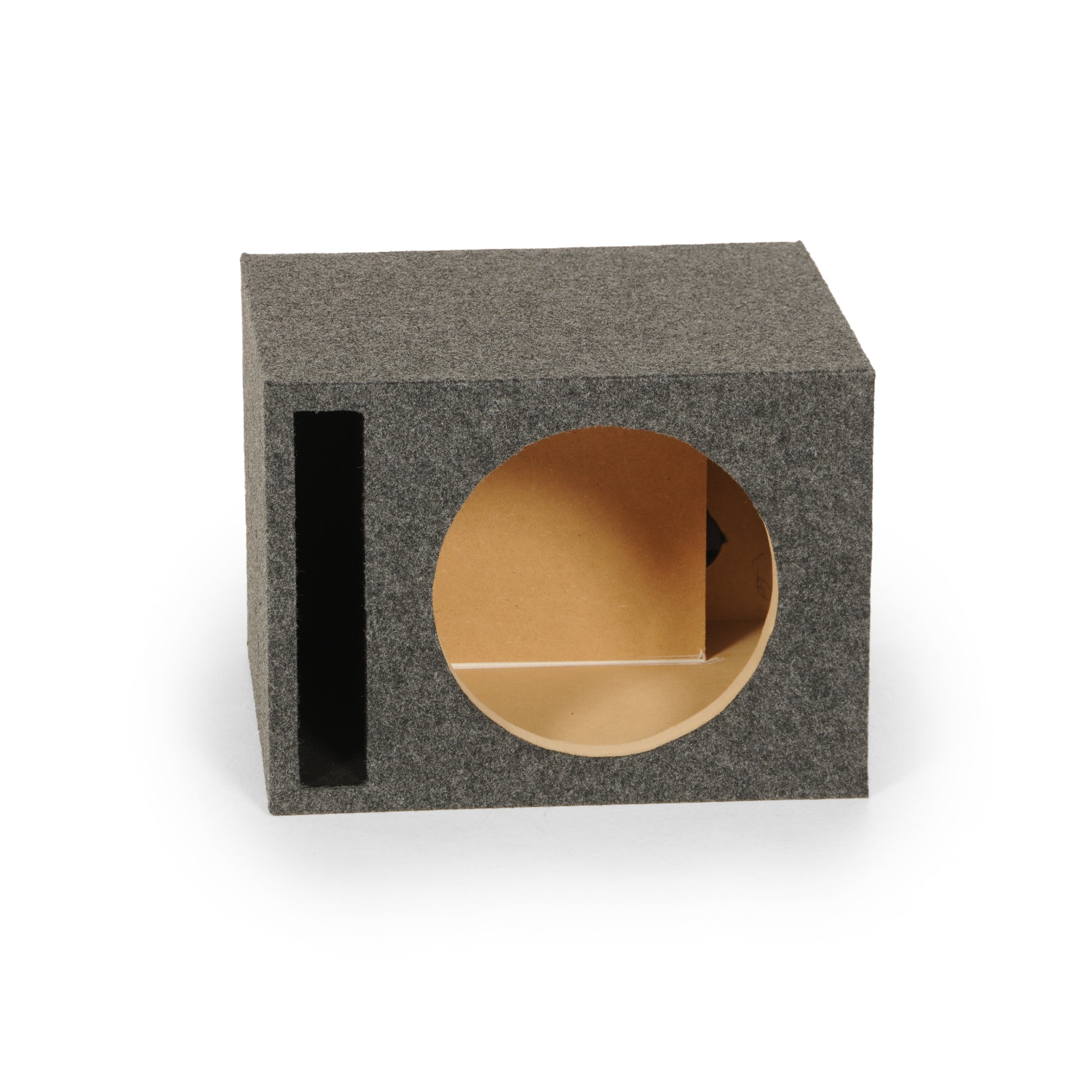 QPower QSBASS12 Single 12" Vented Slot Ported Subwoofer Sub Enclosure Box (3 Pk)