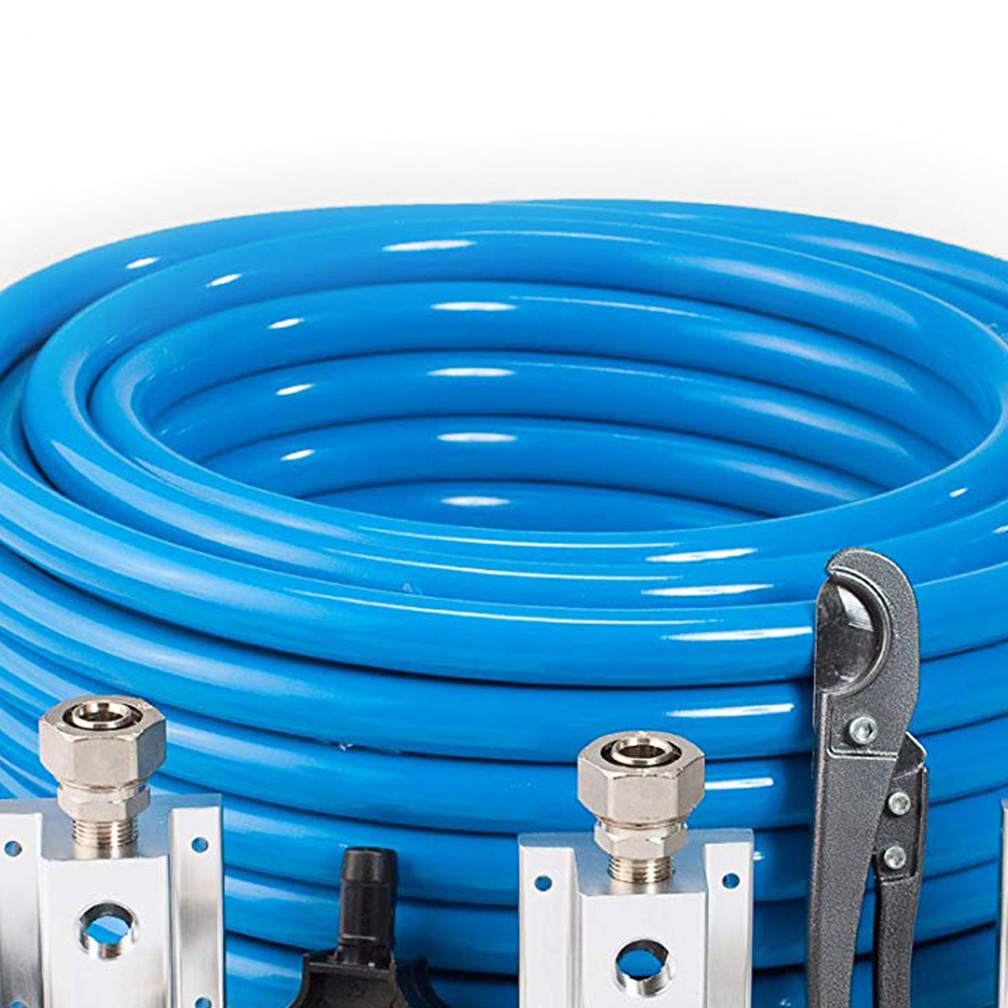 MaxLine 300 Foot 3/4 Inch Semi-Flexible Compressed Air Tubing Master Kit (Used) - VMInnovations