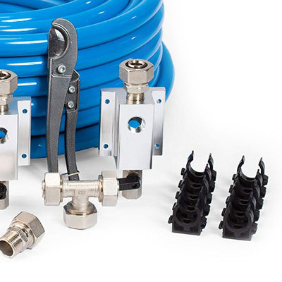 MaxLine 300 Foot 3/4 Inch Semi-Flexible Compressed Air Tubing Master Kit (Used) - VMInnovations