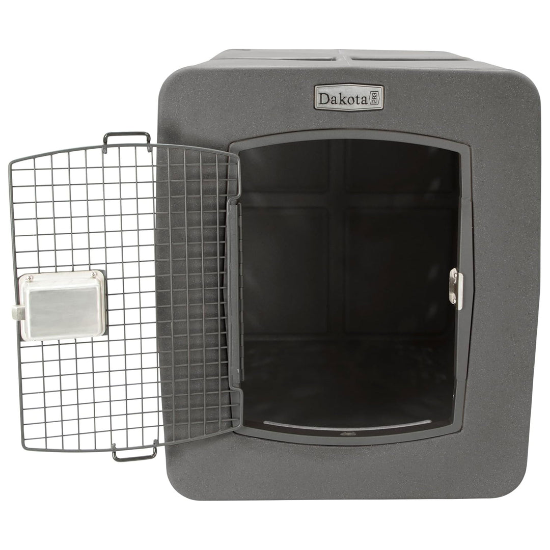Dakota283 G3 High-Security Polyethylene Framed Door Kennel, XLarge, Dark Granite
