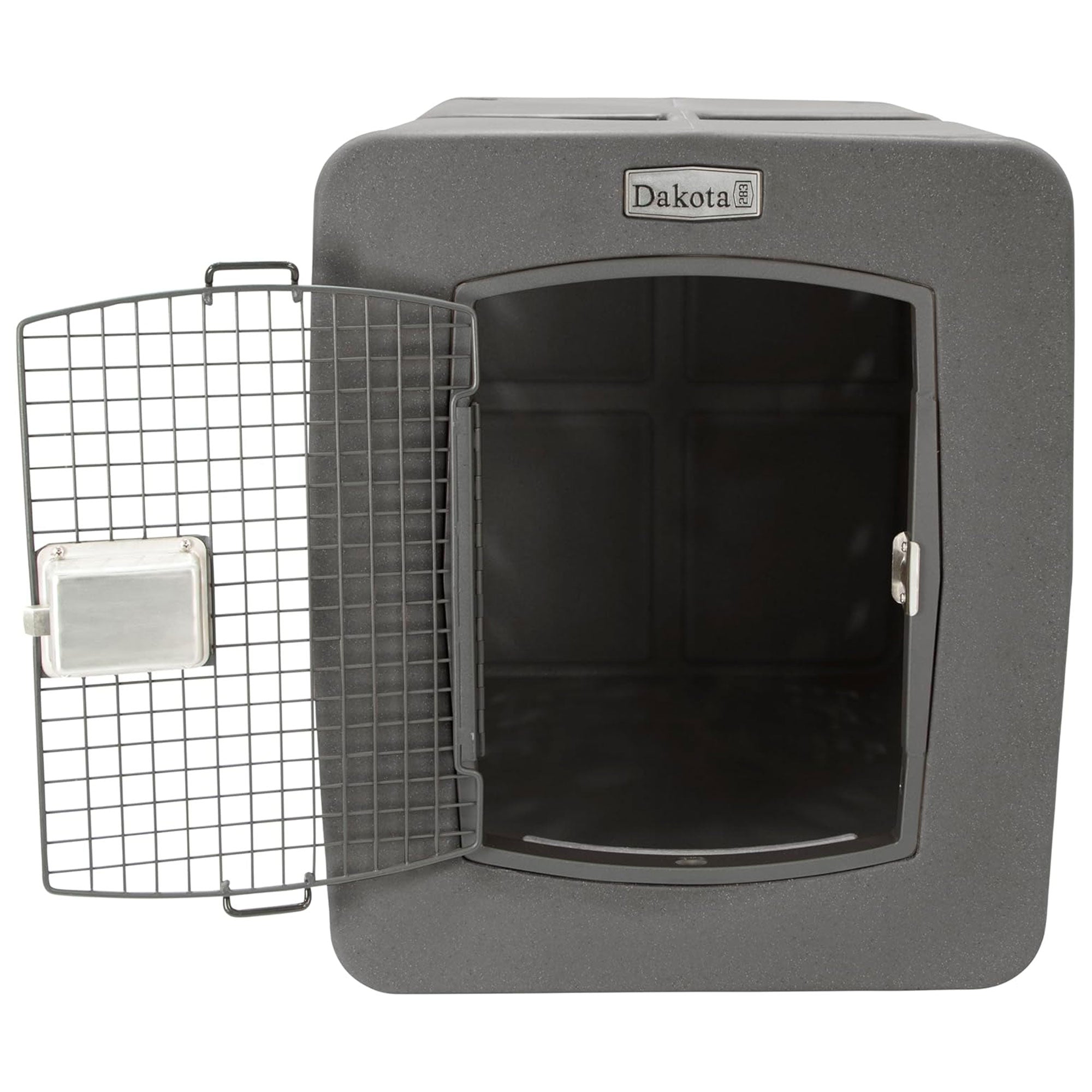 Dakota283 G3 High-Security Polyethylene Framed Door Kennel, XLarge, Dark Granite - VMInnovations