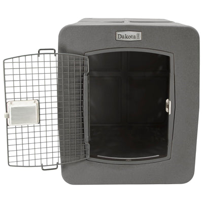 Dakota283 G3 High-Security Polyethylene Framed Door Kennel, XLarge, Dark Granite - VMInnovations