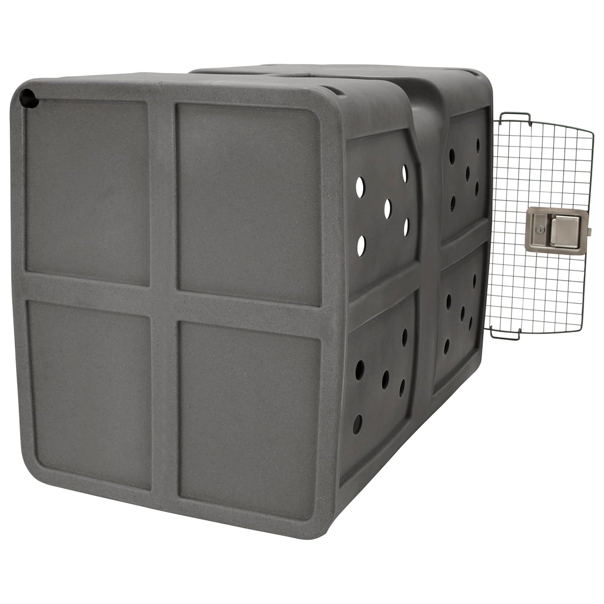 Dakota283 G3 High-Security Polyethylene Framed Door Kennel, XLarge, Dark Granite - VMInnovations