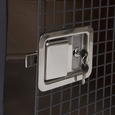 Dakota283 G3 High-Security Polyethylene Framed Door Kennel, XLarge, Dark Granite - VMInnovations