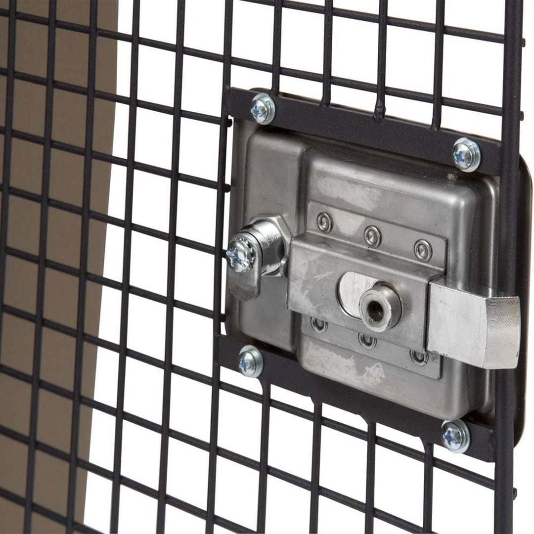 Dakota283 G3 High-Security Polyethylene Framed Door Kennel, XLarge, Dark Granite