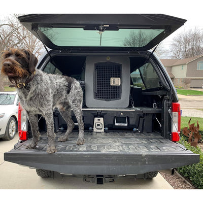 Dakota283 G3 High-Security Polyethylene Framed Door Kennel, XLarge, Dark Granite - VMInnovations