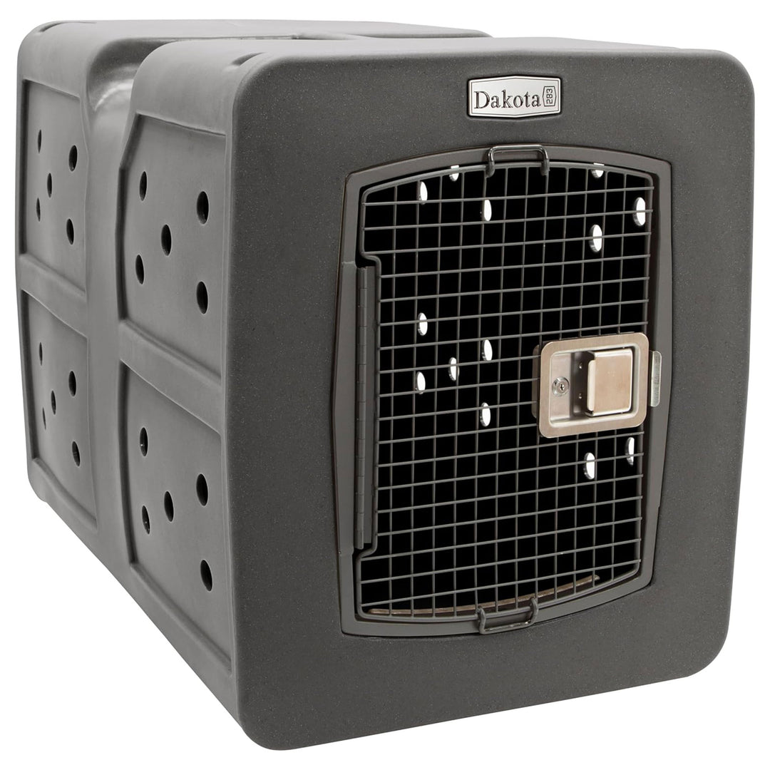 Dakota283 G3 High-Security Polyethylene Framed Door Kennel, XLarge, Dark Granite