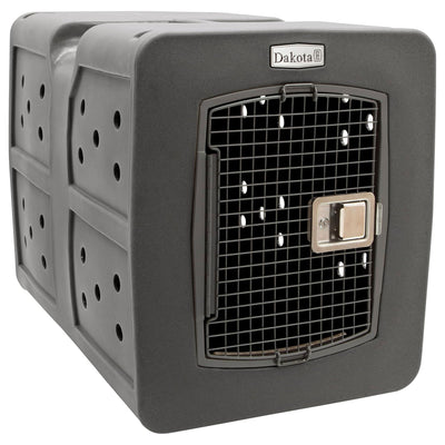 Dakota283 G3 High-Security Polyethylene Framed Door Kennel, XLarge, Dark Granite - VMInnovations