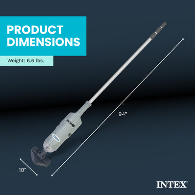 Intex Rechargeable Handheld Above Ground Swimming Pool Vacuum (For Parts)