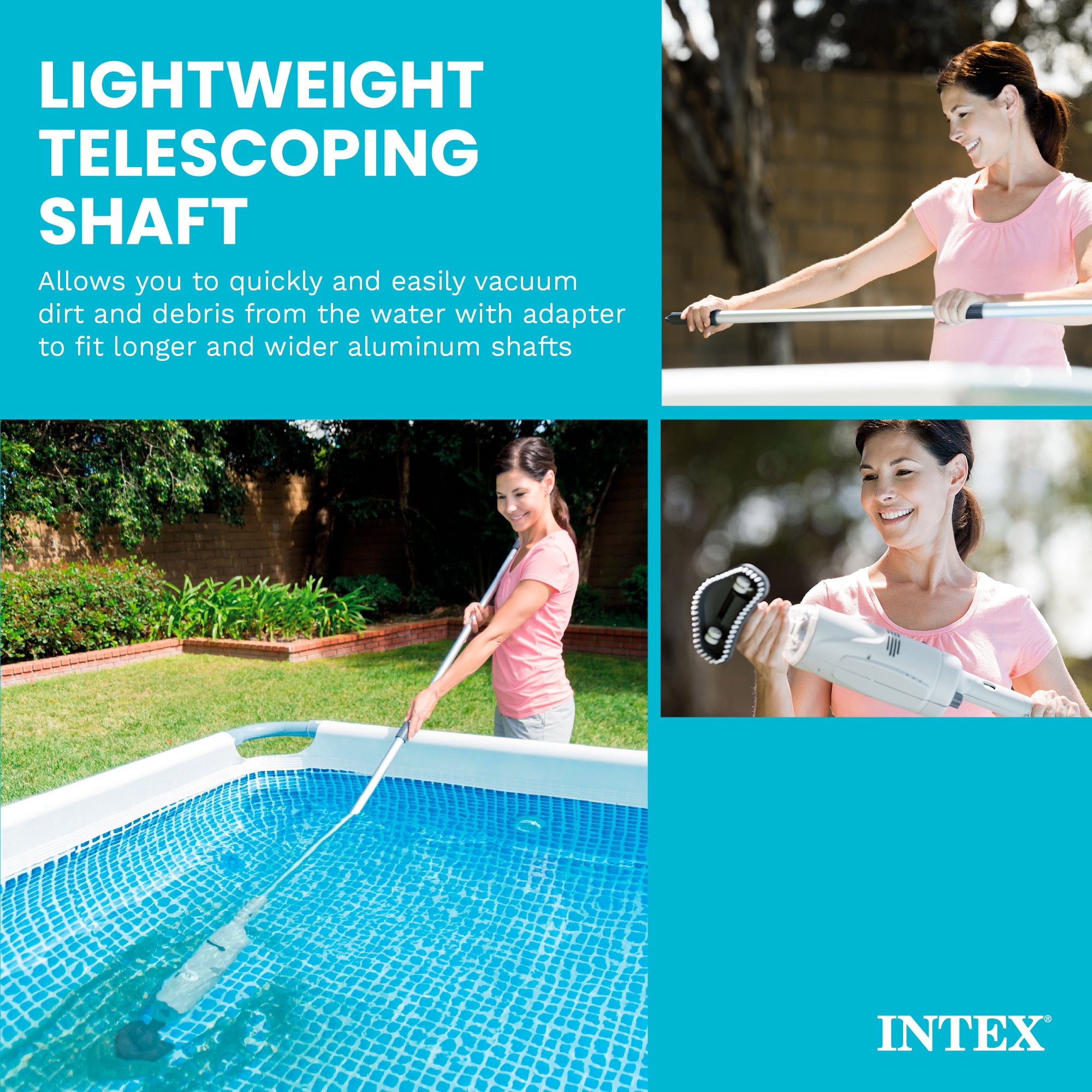 Intex Rechargeable Handheld Above Ground Swimming Pool Vacuum (For Parts)
