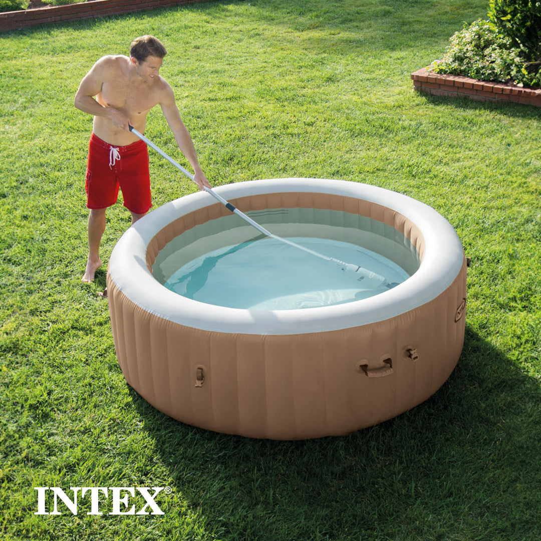 Intex Rechargeable Above Ground Pool Vacuum Cleaner w/ 2 Brush Heads(Open Box)