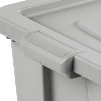 Sterilite Tuff1 18 Gallon Plastic Storage Tote Container Bin w/ Lid (12 Pack)