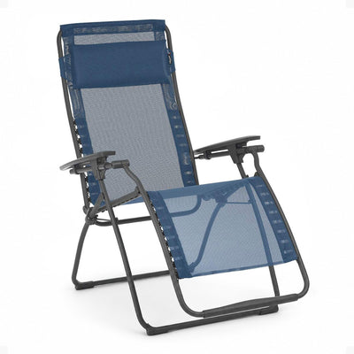 Lafuma LFM3118-8547 Futura Gravity Lounge Recliner, Ocean Blue (Damaged)
