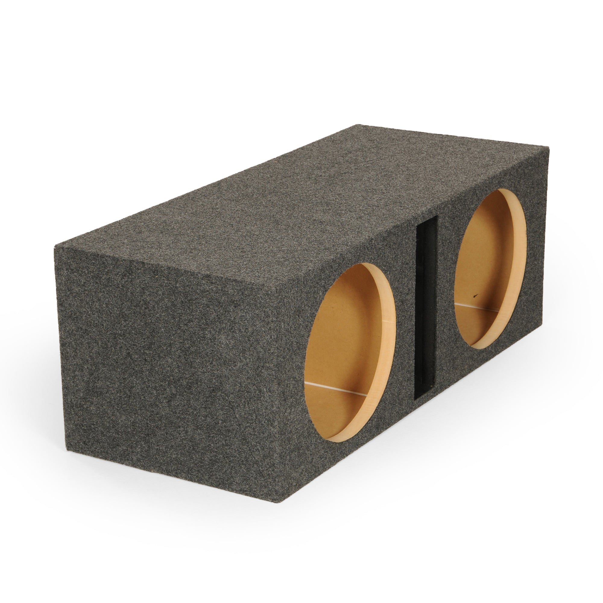 QPower Dual 10" Vented Port Subwoofer Sub Box Enclosure 32 x 12 x 14.5 (Used) - VMInnovations