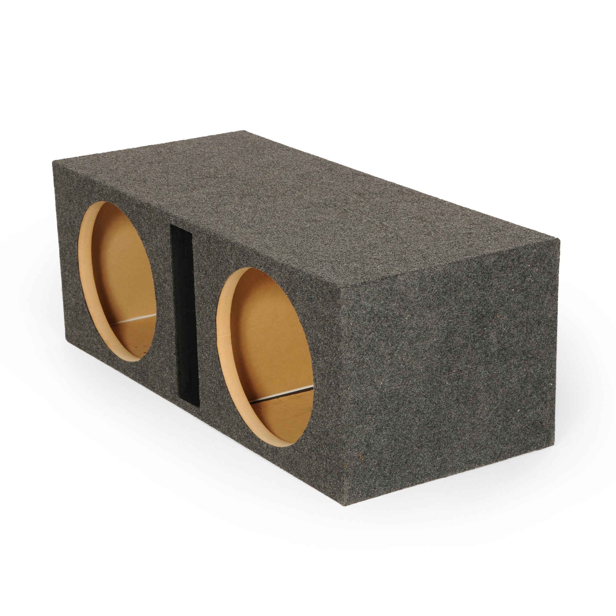 QPower Dual 10" Vented Port Subwoofer Sub Box Enclosure 32 x 12 x 14.5 (Used) - VMInnovations