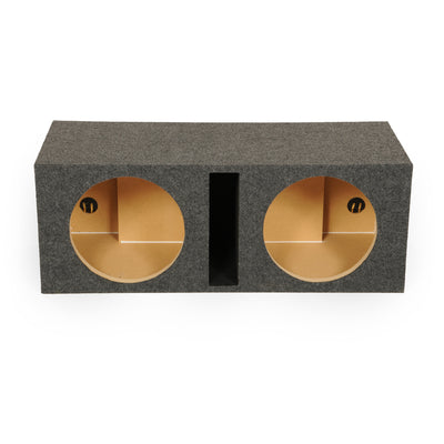QPower Dual 10" Vented Port Subwoofer Sub Box Enclosure 32 x 12 x 14.5 (Used) - VMInnovations