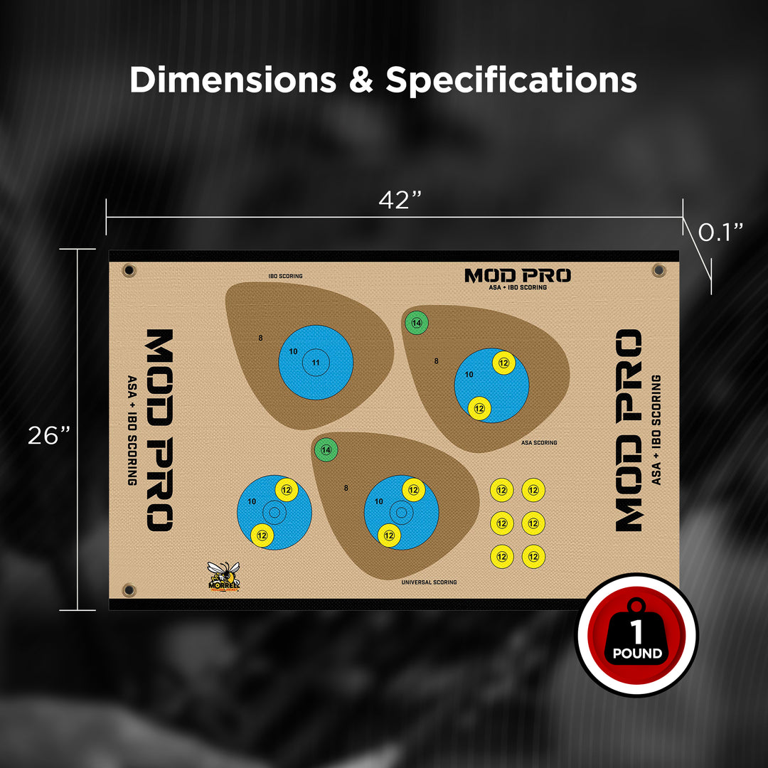Morrell Yellow Jacket MOD Pro ASA and IBO Shooting Bullseyes w/Universal Scoring