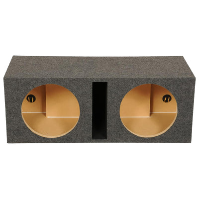 QPower DUAL 15" Inch Vented Subwoofer Box 2 Speaker Sub Enclosure (Open Box)