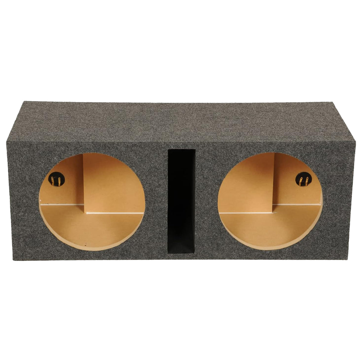QPower DUAL 15" Inch Vented Subwoofer Box 2 Speaker Sub Enclosure (Open Box)