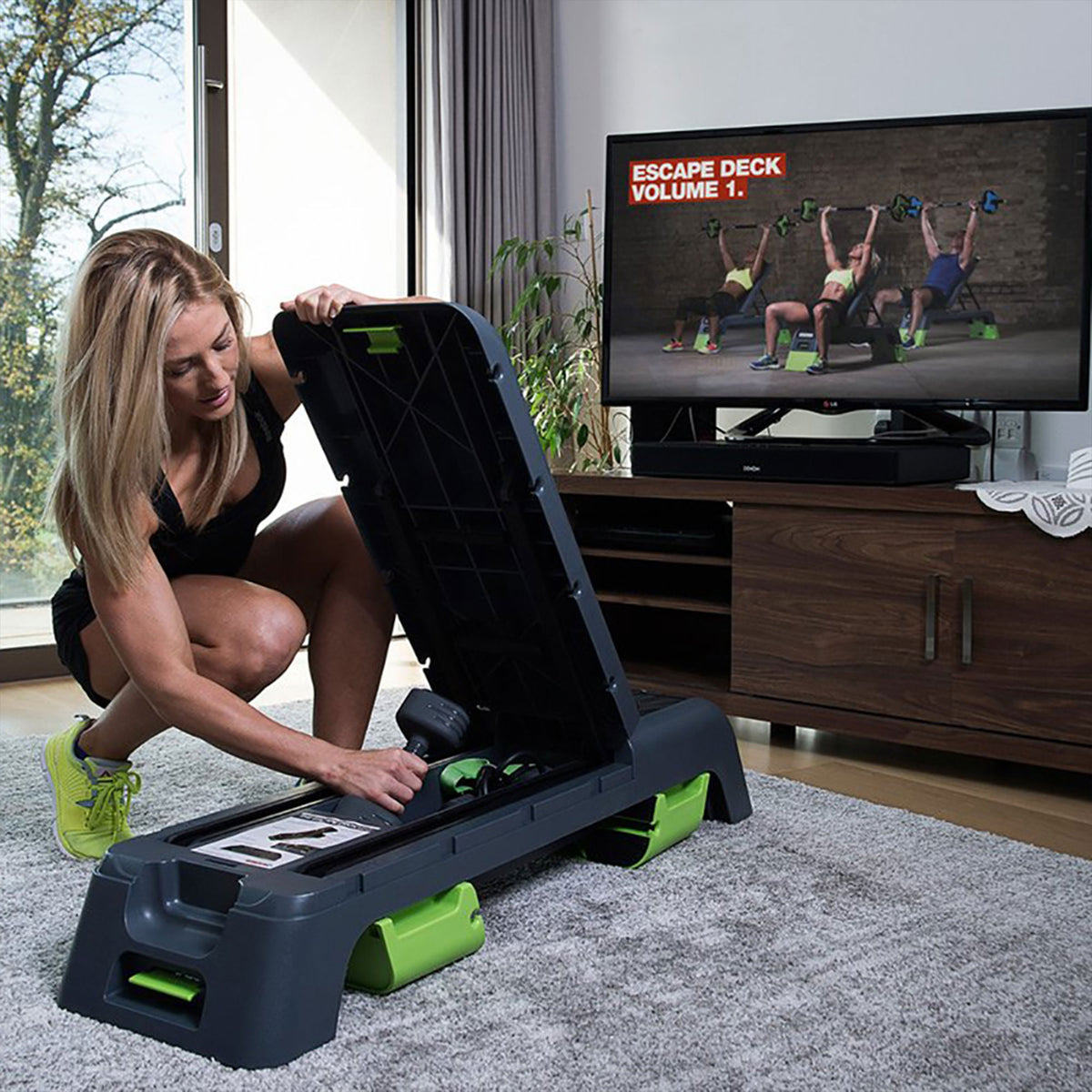 Escape Fitness Multi Purpose All in 1 Challenging Deck for Total Body Workout (Refurbished)