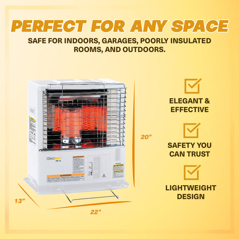 Sengoku HeatMate Economic Indoor/Outdoor Radiant Kerosene Space Heater (Used)