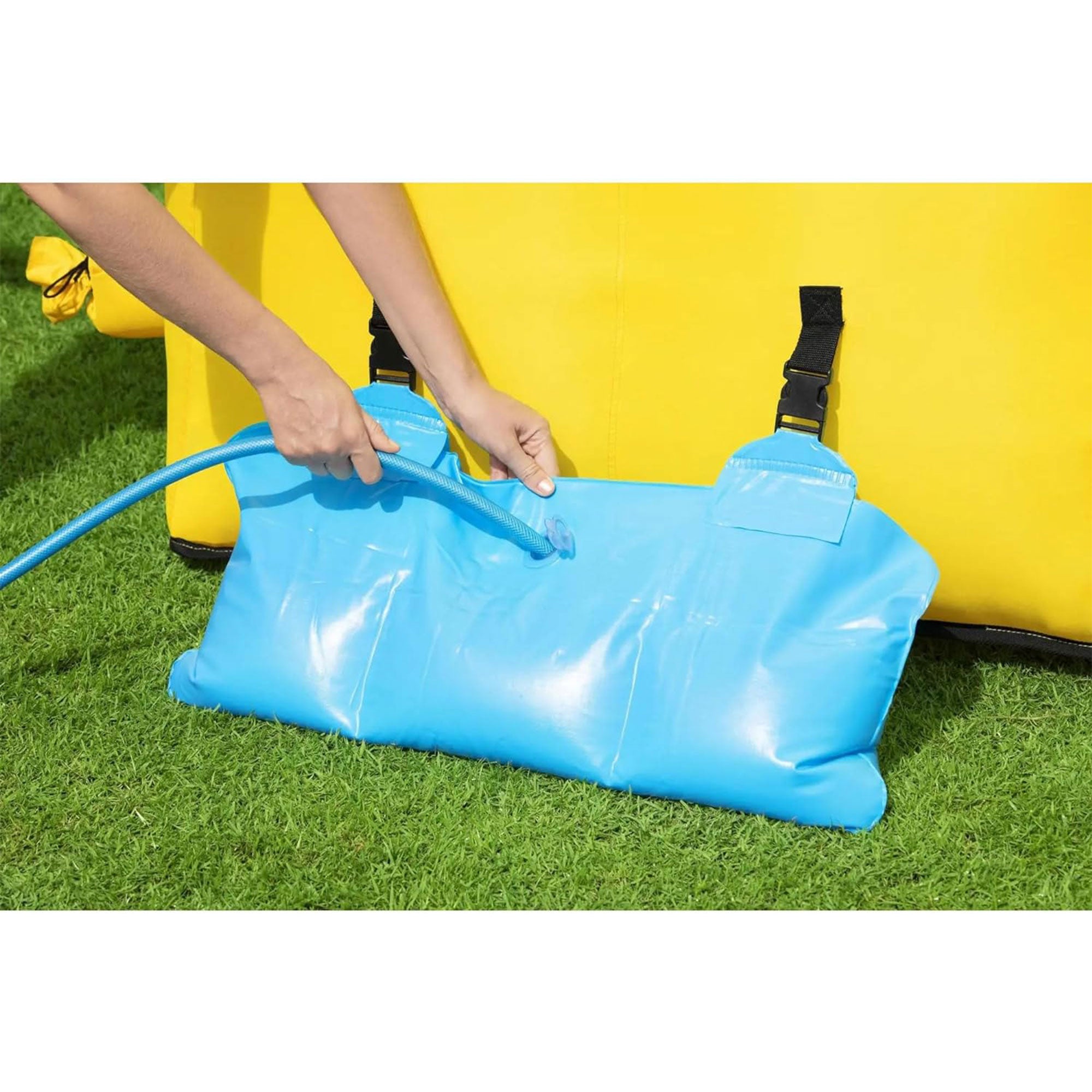 H2OGO! Mount Splashmore Inflatable Outdoor Water Splash Park with Slide (Used) - VMInnovations
