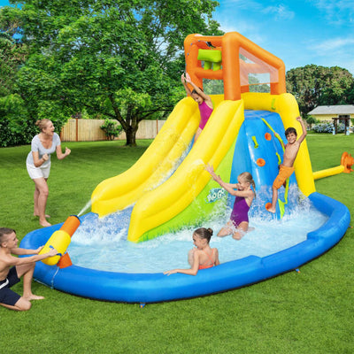H2OGO! Mount Splashmore Inflatable Outdoor Water Splash Park with Slide (Used) - VMInnovations