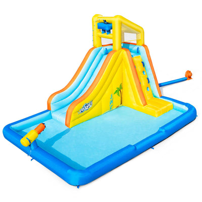 Bestway H2OGO! Beachfront Bonanza Kids Inflatable Mega Water Park w/ Air Blower