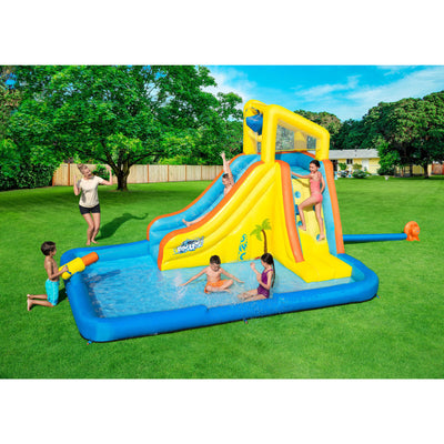 H2OGO! Bonanza Kids Inflatable Outdoor Mega Water Play Park with Slide (Used)