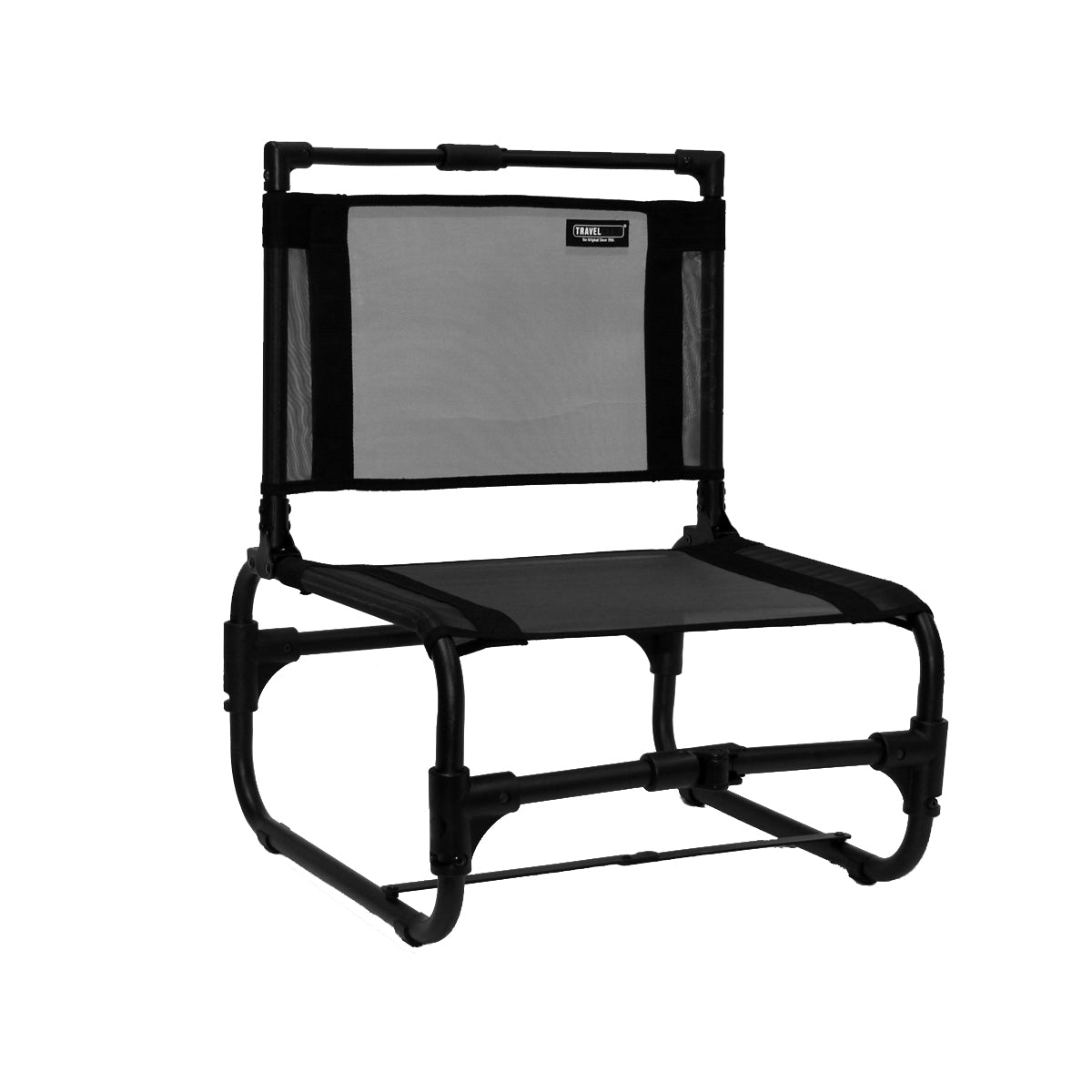 TravelChair 169 Larry Weather Resistant Aluminum Camping Chair, Black (Open Box)
