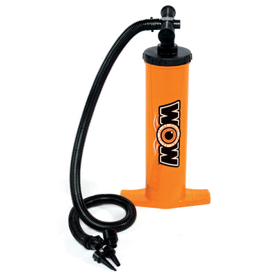 WOW Watersports Freestanding 5 Rail Towel Rack and Giant Waterslide with Sleds