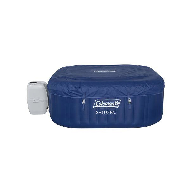Coleman SaluSpa 4 Person Inflatable Hot Tub Spa with Pool Treatment