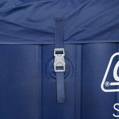 Coleman SaluSpa 4 Person Square Inflatable Hot Tub Spa w/ Chemical Balancing Kit