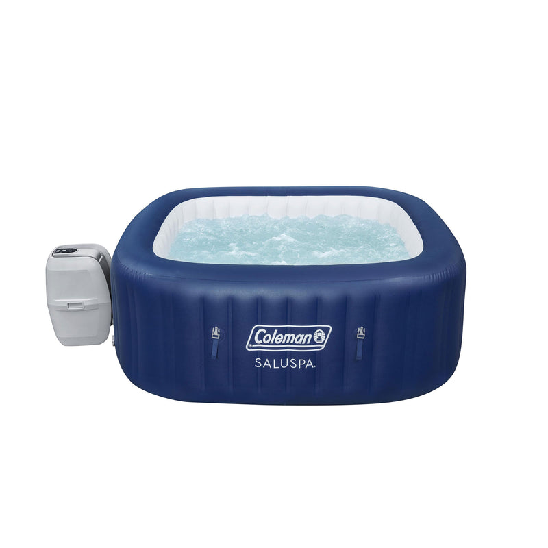 Coleman SaluSpa Atlantis AirJet Inflatable Hot Tub with 140 Soothing Jets, Blue