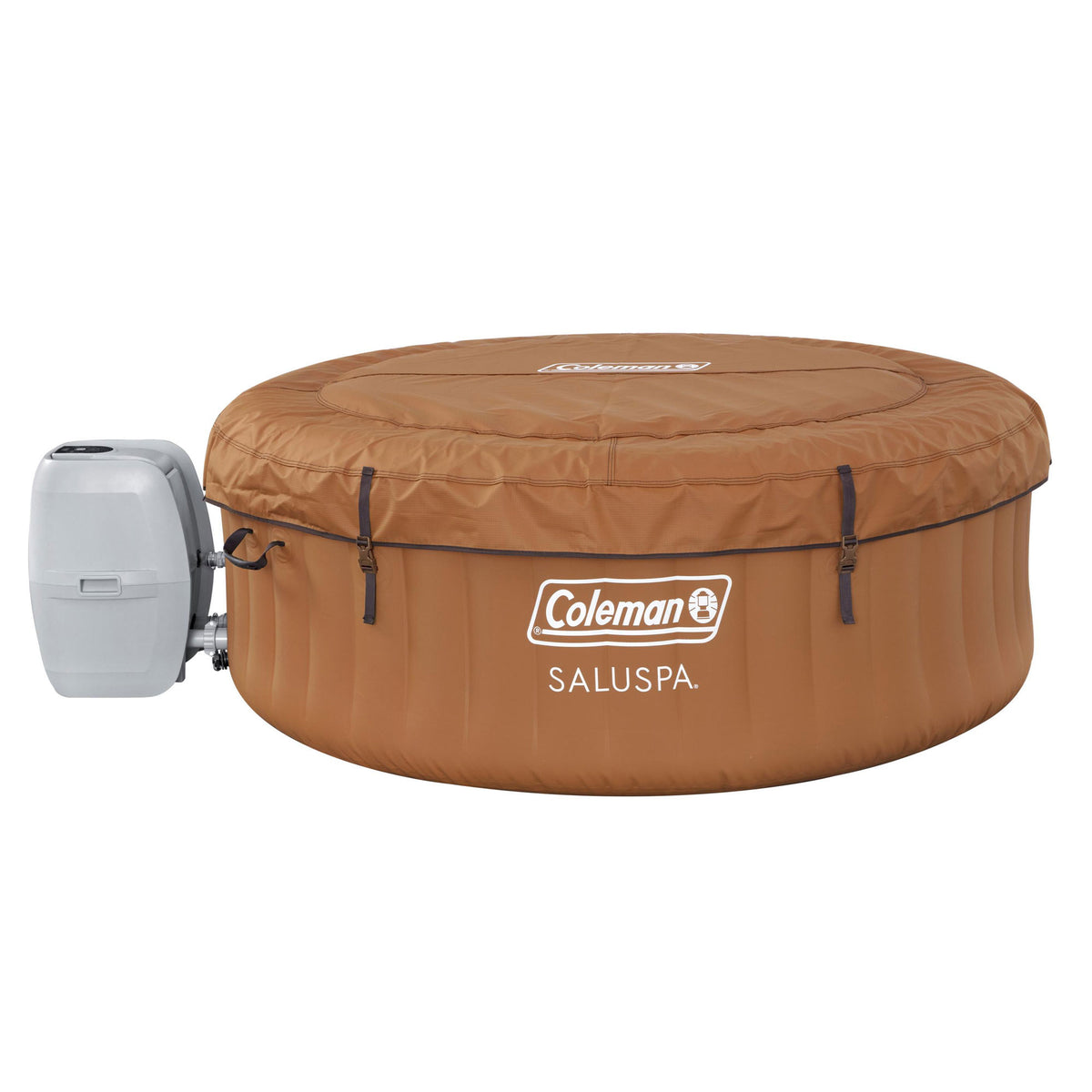 Coleman SaluSpa Miami Air Jet 4 Person Inflatable Hot Tub w/ Balancing Chemicals