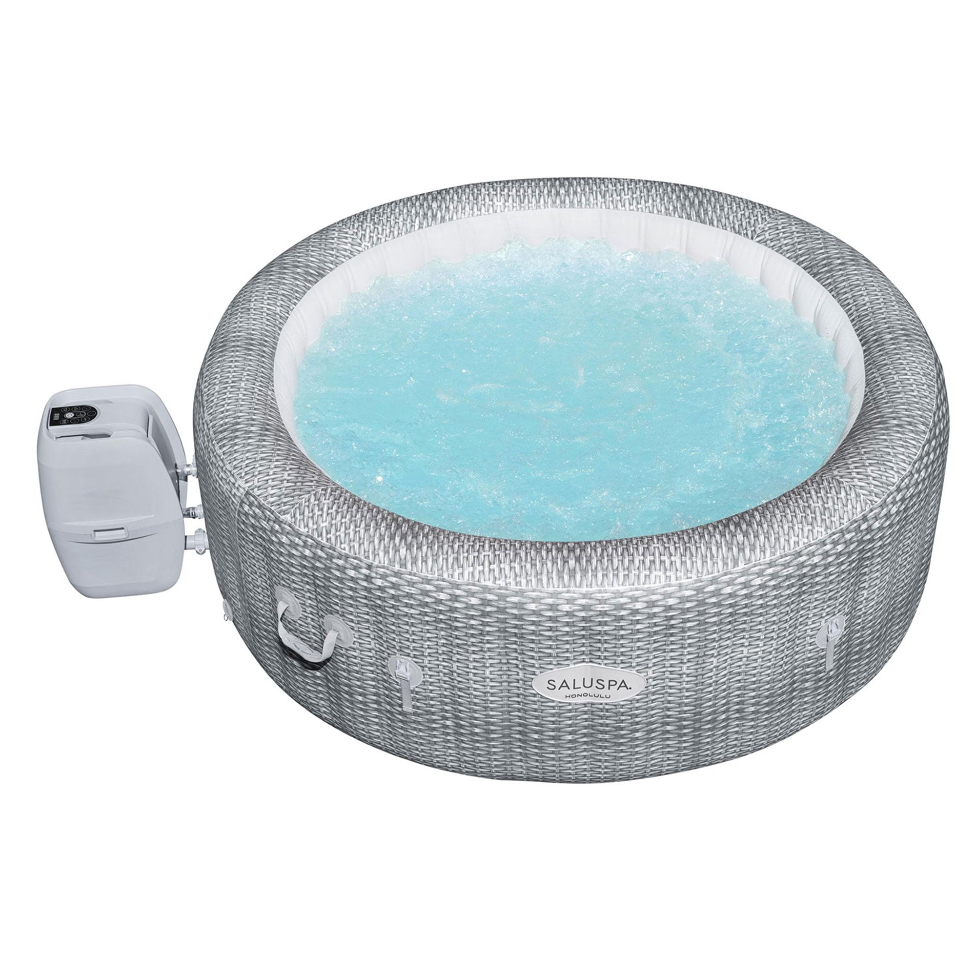 Bestway SaluSpa Honolulu 6 Person Inflatable Hot Tub with Balancing Chemicals