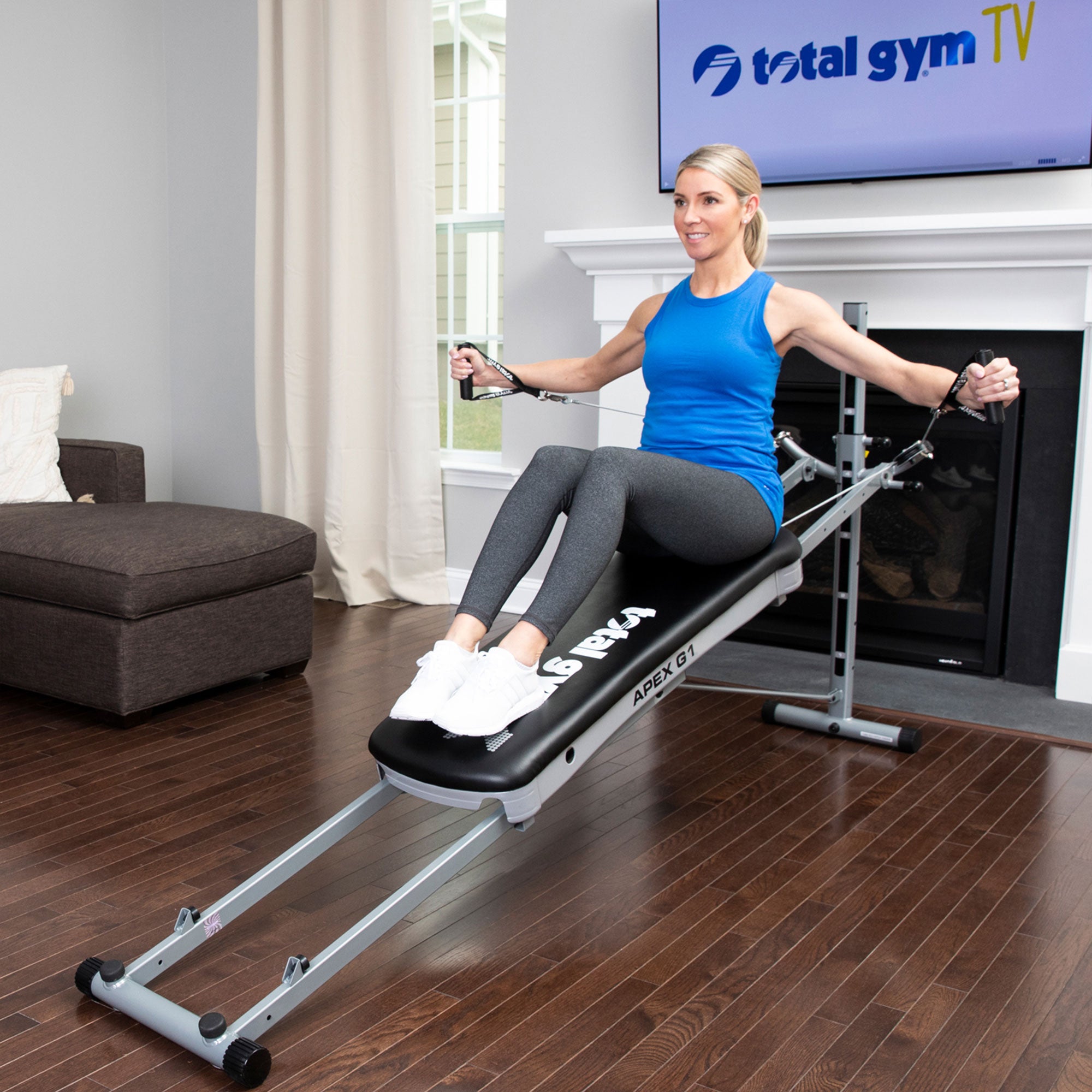 Total Gym Fitness - Incline Weight Training w/ 6 Resistance Levels (Open Box) - VMInnovations