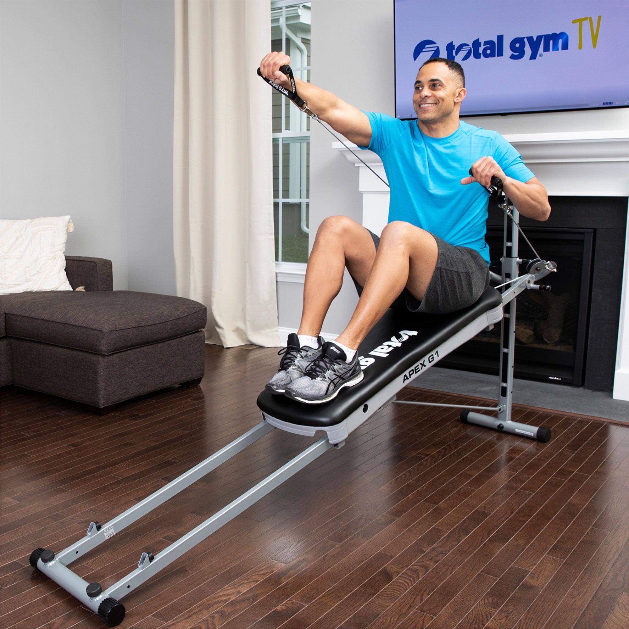 Total Gym APEX G1 Home Fitness Incline Weight Training with 6 Resistance Levels - VMInnovations