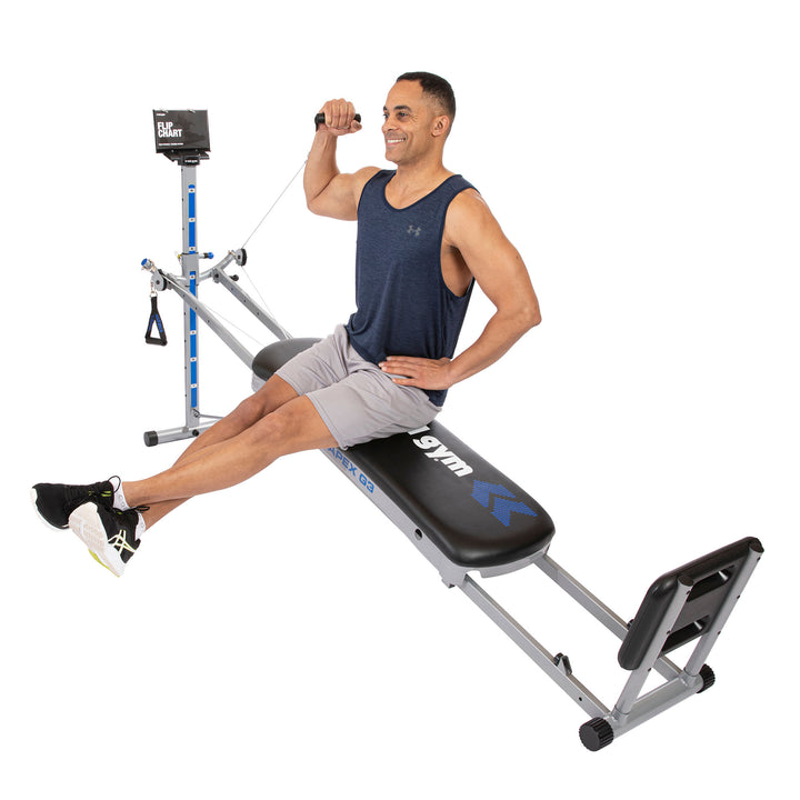 Total Gym APEX G3 Home Fitness Incline Weight Trainer with 8 Resistance Levels