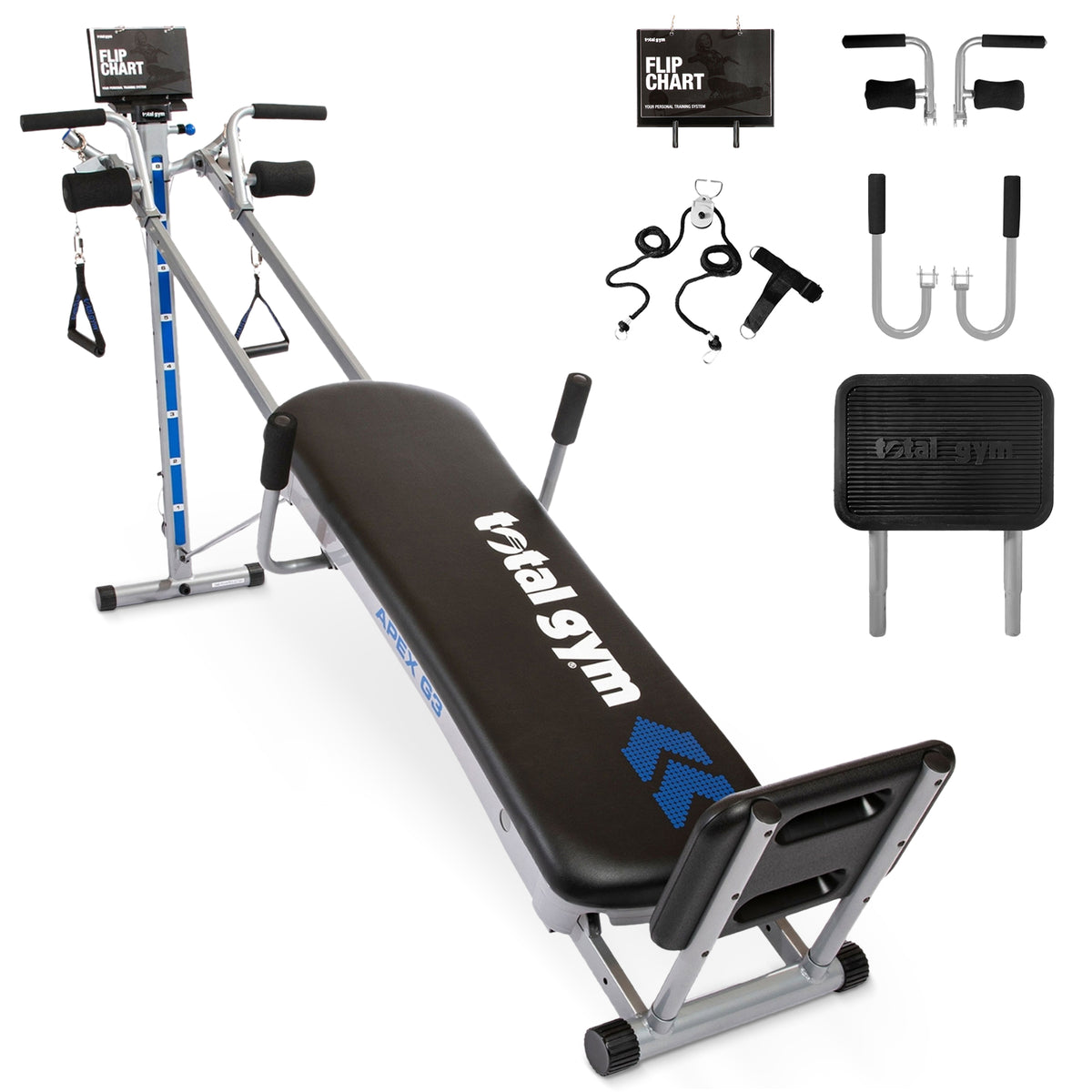 Total Gym Home Fitness - Incline Weight Training w/ 8 Resistance Levels (Used) - VMInnovations