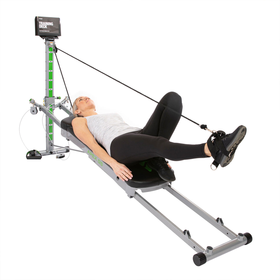 Total Gym APEX G5 Home Fitness Incline Weight Trainer with 10 Resistance Levels