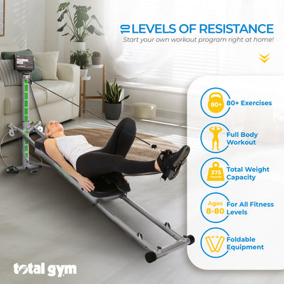 Total Gym Fitness - Incline Weight Training w/ 10 Resistance Levels (For Parts) - VMInnovations