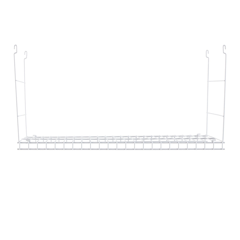 Rubbermaid 24" Universal Closet Steel Wire Added Storage Hanging Shelf (2 Pack)